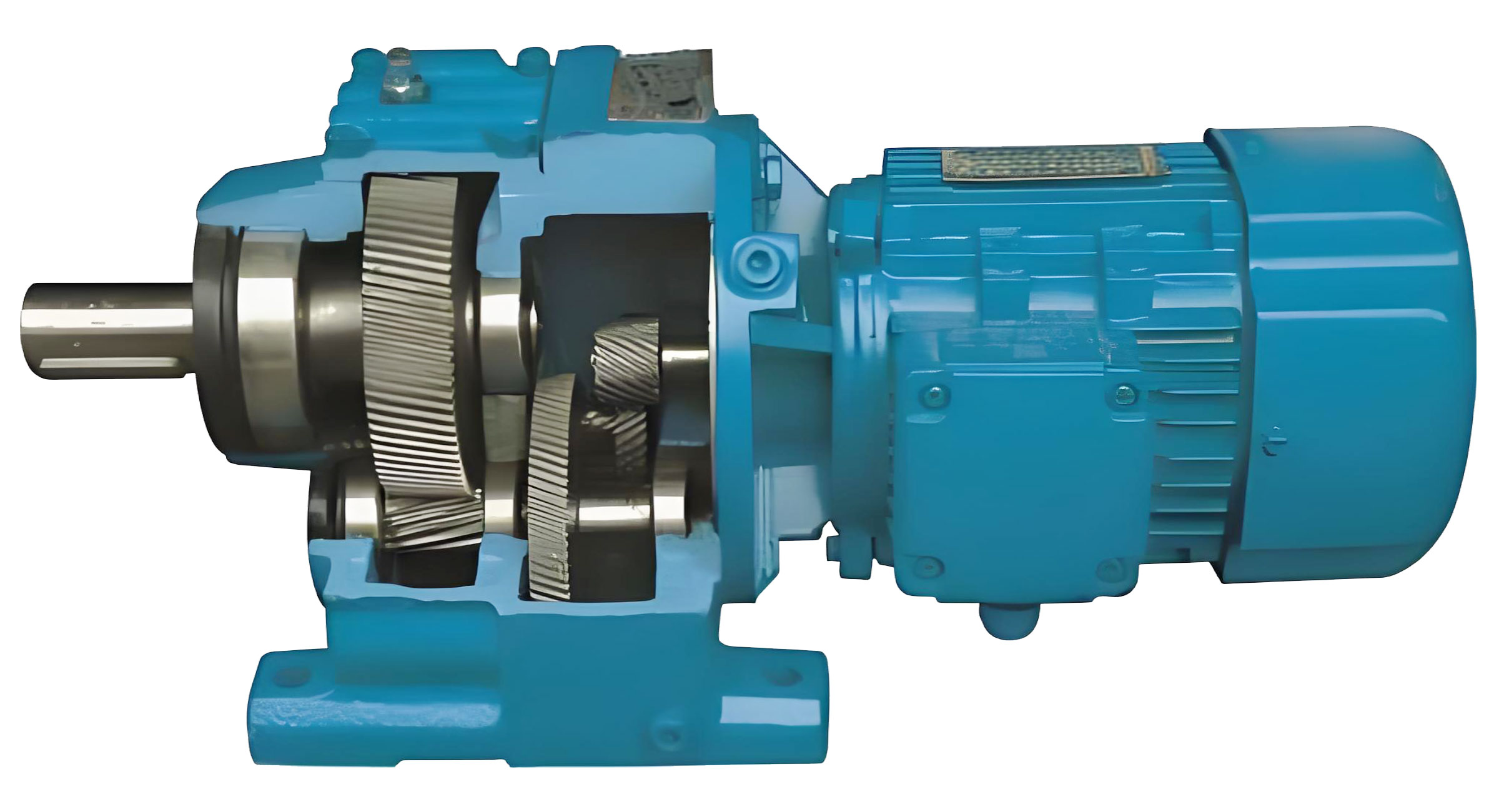 斜齿轮减速机在污水处理