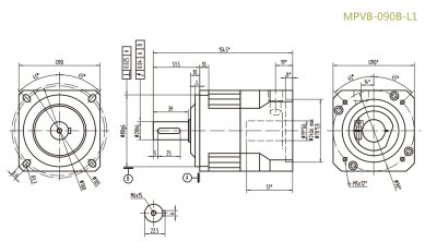 MPVB090BL1精密行星减速机