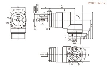 MVBR060L2精密行星减速器型